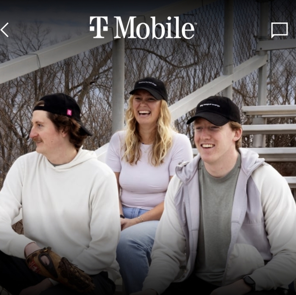 T-Mobile Black Baseball Call Me Up Cap NEW